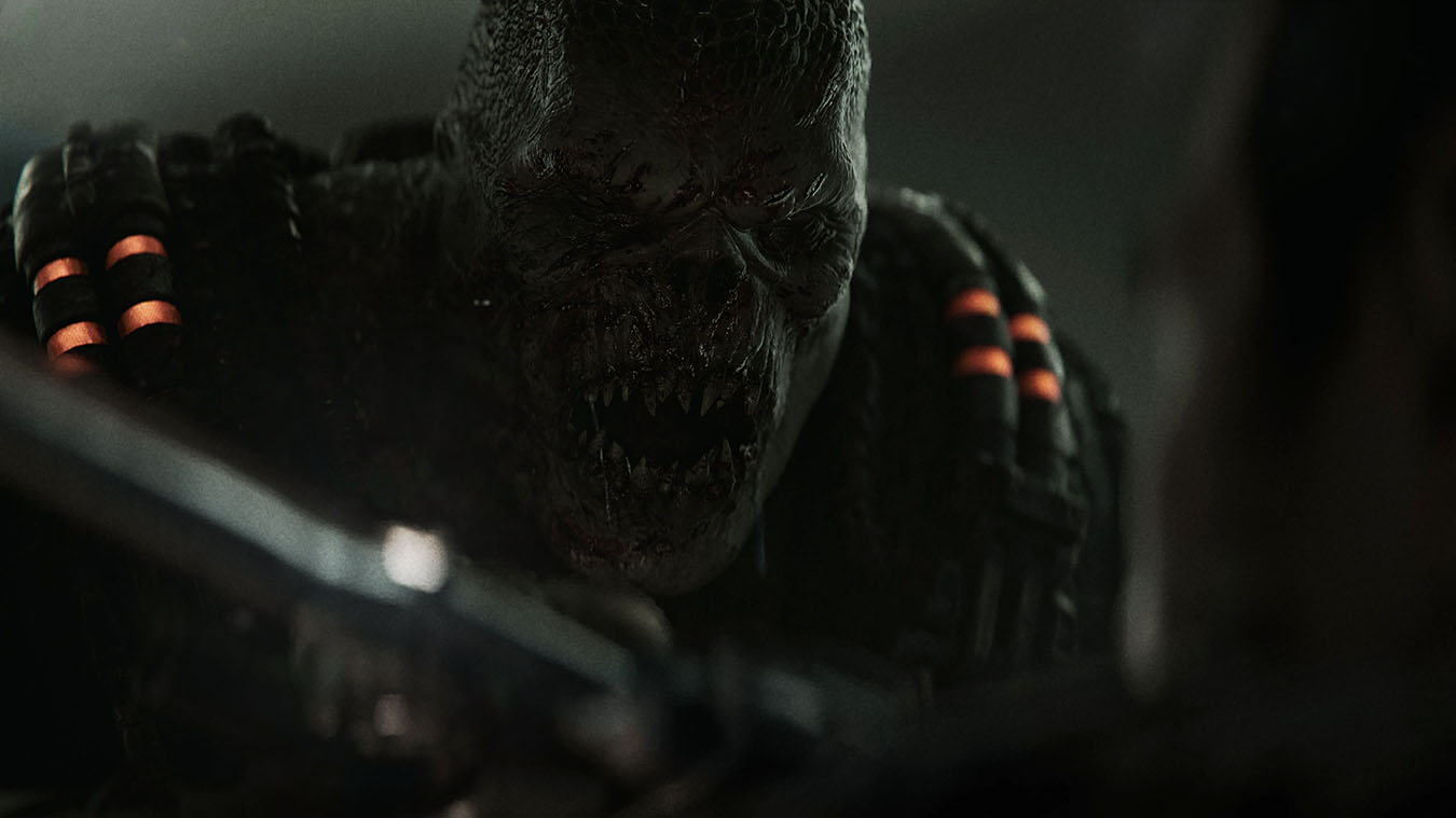 Close-up of a Locust Drone from official E-Day promotional imagery